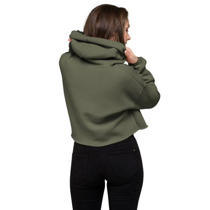 Cropped Hoodie - Here to do good - Serene Rage