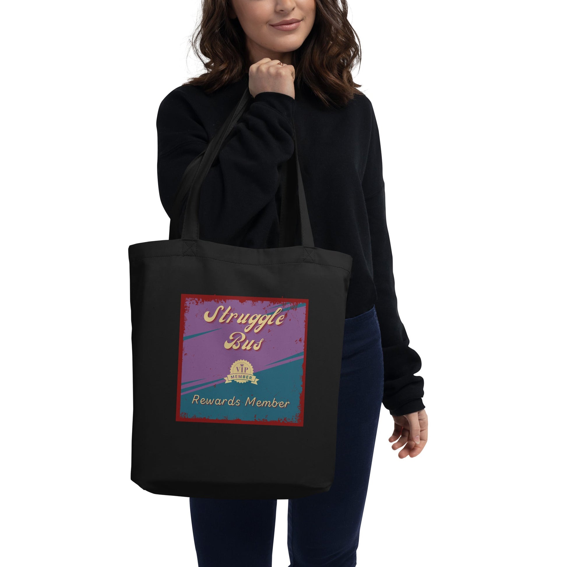 Eco Tote Bag - Struggle Bus - Serene Rage