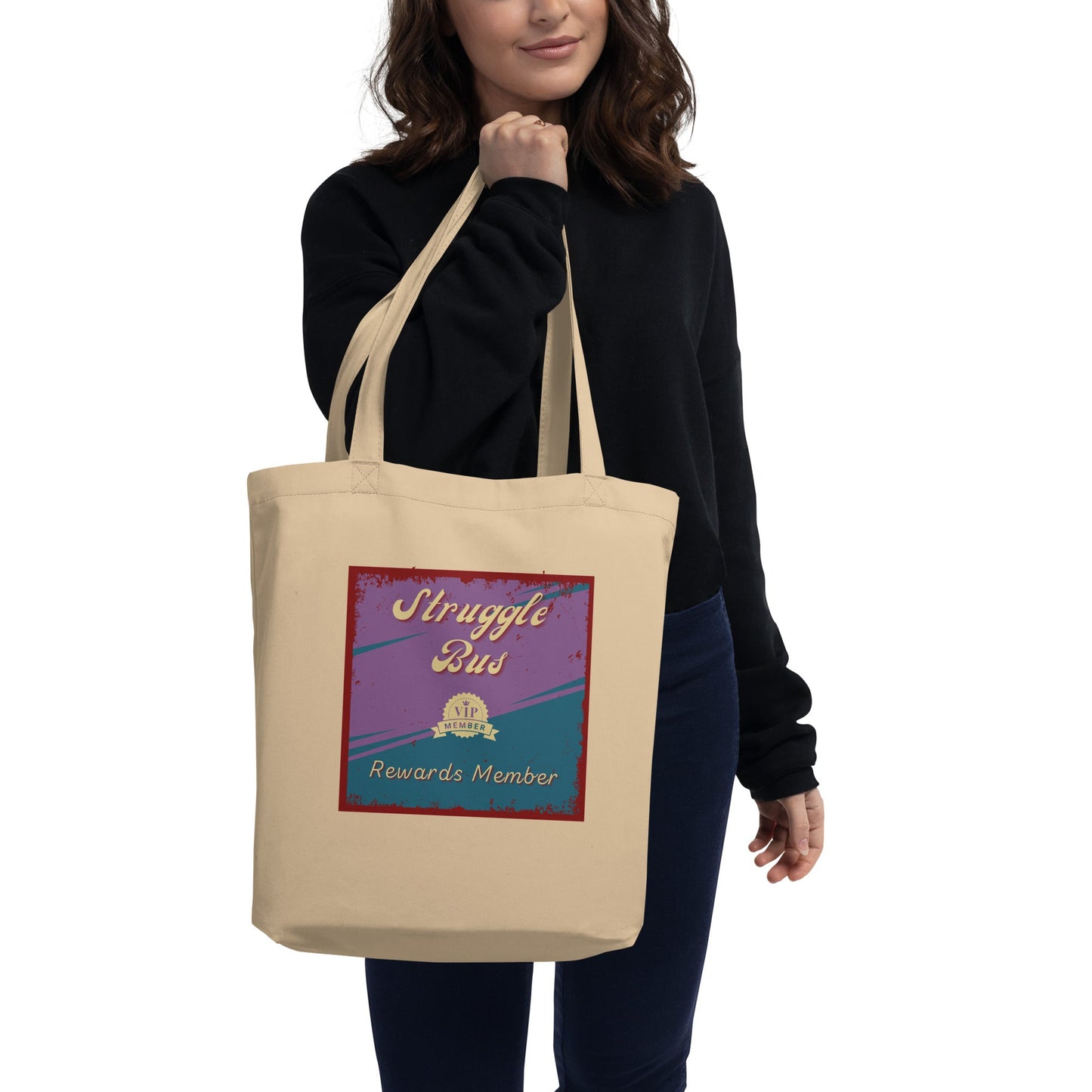 Eco Tote Bag - Struggle Bus - Serene Rage