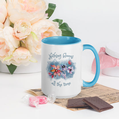 Multi-color coffee mug - Nothing Blooms All the Time - Serene Rage