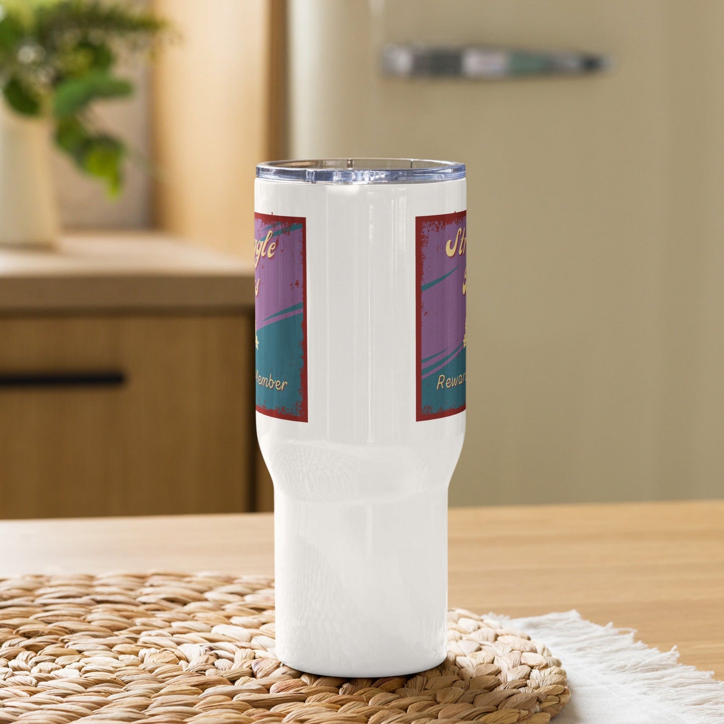 Stainless Steel Travel Mug - Struggle Bus - Serene Rage