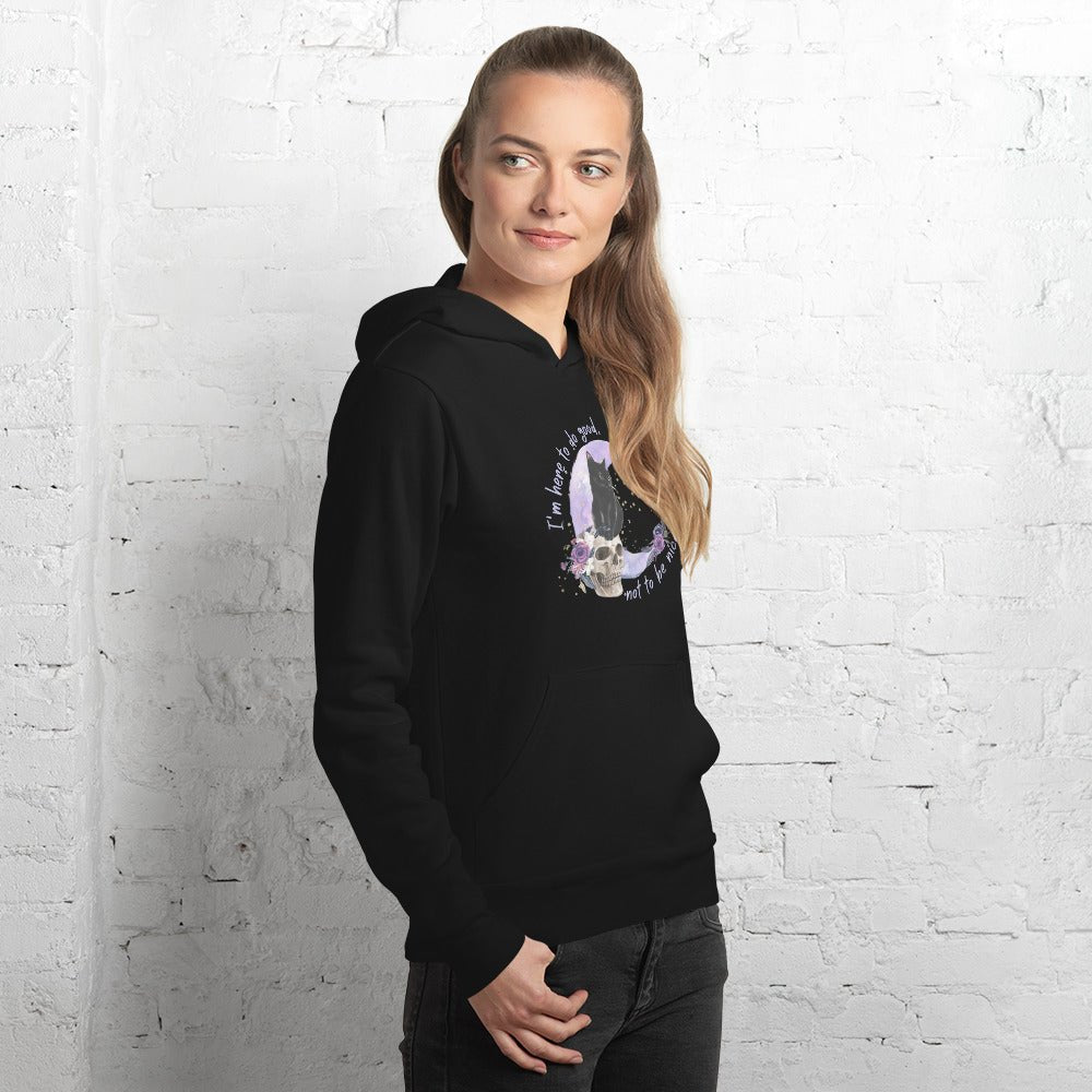 Unisex hoodie - Here to do good - Serene Rage