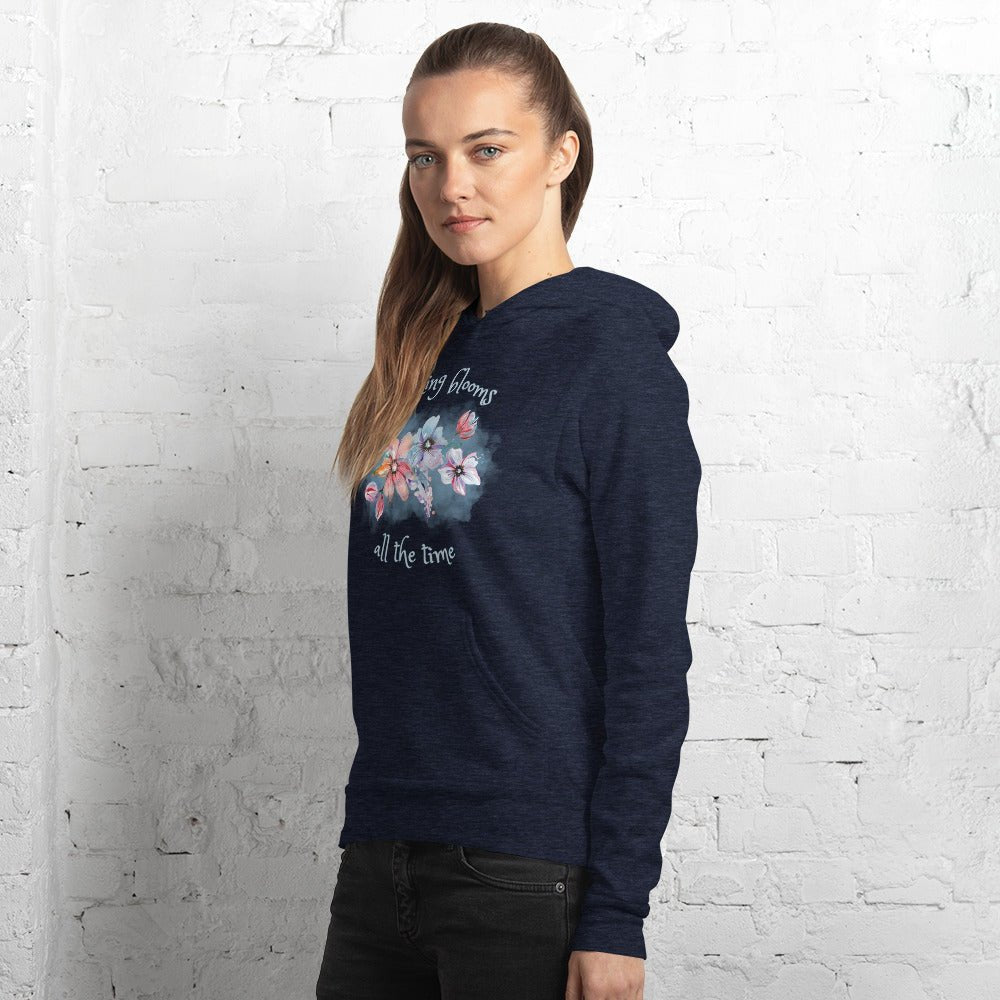 Unisex hoodie - Nothing Blooms All the Time - Serene Rage