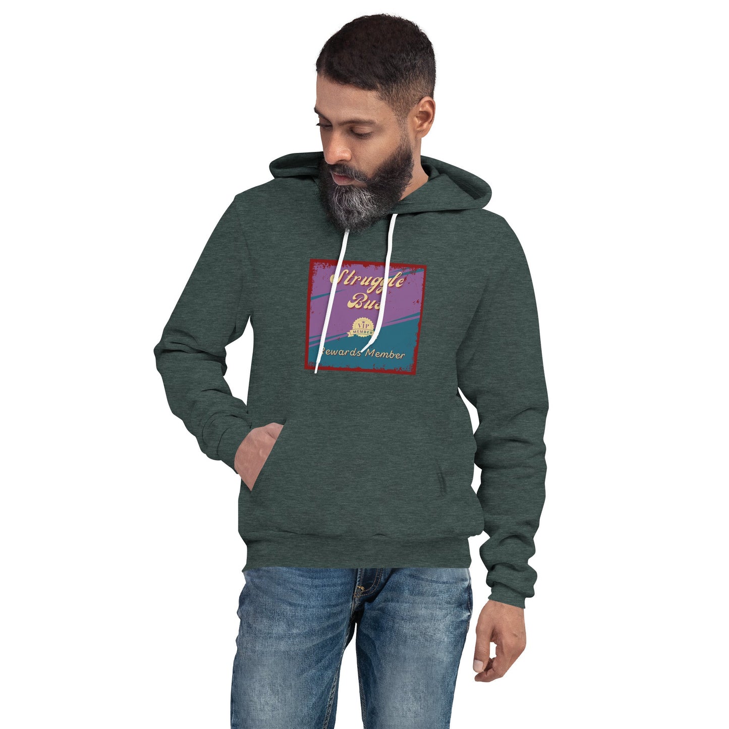 Unisex hoodie - Struggle Bus - Serene Rage